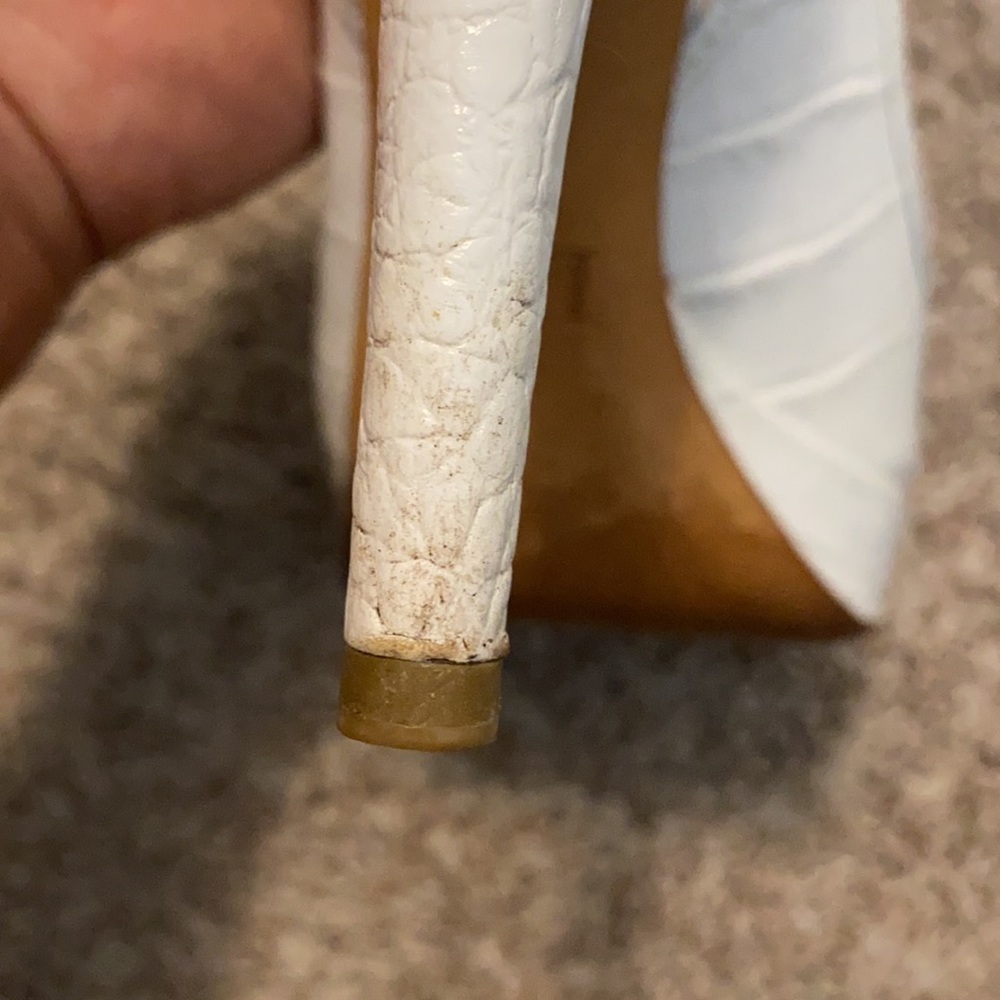 White Christian DIOR HEELS - Picture 12 of 12